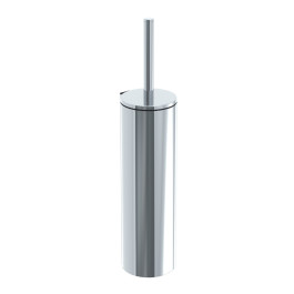 Emco Bürstengarnitur System2 mit Deckel Behälter, Stiel mit Deckel chrom 351500102 