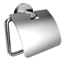 Emco Papierhalter Round mit Deckel chrom 430000101  