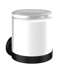 Emco Sensor-Seifenspender Round Glasteil satiniert schwarz 432113303  