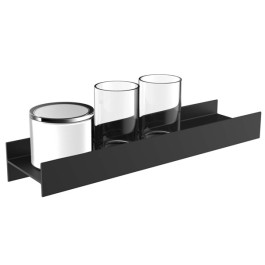 Emco Doppelglashalter Aura schwarz 853113401  