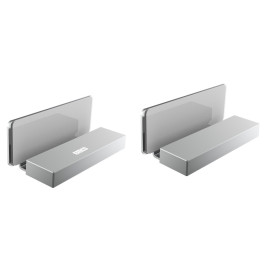Emco Spiegeltürgriff Set 1x ohne Logo, 1x mit Logo chrom 949700191