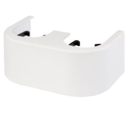 Flamco Designverkleidung Hahnblock Eck Kunststoff weiß F10094