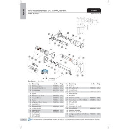 Ideal Standard Griffhebel Strada, komplett, Click-Kartusche, chrom F960873AA