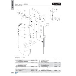 Ideal Standard Wandbefestigung für Brausestange F960891AA