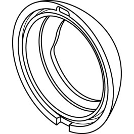 Ideal Standard Abdeckkappe für Kartusche D28 Chrom F960975AA