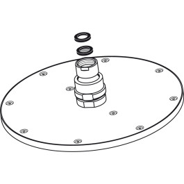 Ideal Standard Kopfregenbrause, d:200mm, Chrom F961046AA