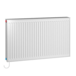 Kermi x-flair Wärmepumpen-Austausch-Heizkörper Profil-K AT Typ 22 H: 95,4 B: 40cm weiß Heizkostenerfassung FK02L0950401N1G