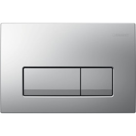 Geberit Delta50 Betätigungsplatte, für 2-Mengen-Spülung mattverchromt 115.105.46.5