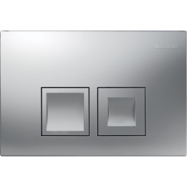 Geberit Delta35 Betätigungsplatte, für 2-Mengen-Spülung mattverchromt 115.135.46.5