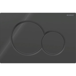 Geberit Sigma01 Betätigungsplatte, für 2-Mengen-Spülung schwarz 115.770.DW.5
