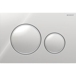 Geberit Sigma20 Betätigungsplatte, für 2-Mengen-Spülung hochglanz verchromt / mattverchromt 115.882.KH.1