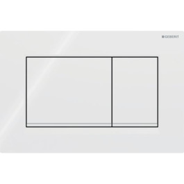 Geberit Sigma30 Betätigungsplatte, für 2-Mengen-Spülung weiß, /weiß matt 115.883.11.1