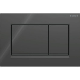 Geberit Sigma30 Betätigungsplatte, für 2-Mengen-Spülung schwarz / schwarz matt 115.883.DW.1