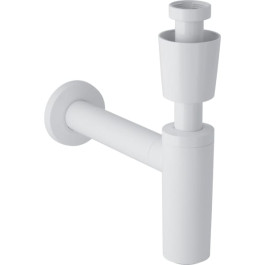 Geberit Tauchrohrgeruchsverschluss für Waschbecken Abgang horizontal, d32, G1 1/4, weiß-alpin 151.024.11.1