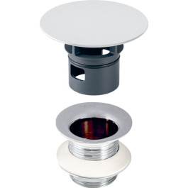 Geberit Ablaufventil mit freiem Auslauf 1 1/4'' x 80mm, hochglanz verchromt 152.080.21.1