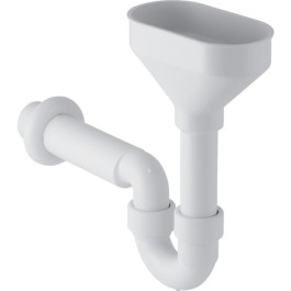 Geberit Rohrbogengeruchsverschluss für Geräte mit Trichter oval d40 152.392.11.1