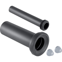 Geberit Anschlussset für Wand-WC d90/45 L:30cm, mattverchromt 152.441.46.1