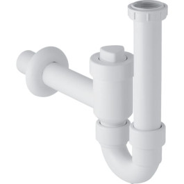 Geberit Rohrbogengeruchsverschluss für Waschtisch mit Rückflussverhinderung G1 1/2x50 152.861.11.1