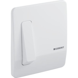 Geberit Highline Betätigungsplatte für Urinal-Steuerung mit pneumatischer Spülauslösung, gebürstet 240.121.00.1