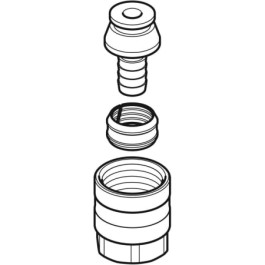 Geberit Anschlussverschraubung zu Eurokonus G 3/4 d20 240.609.00.1