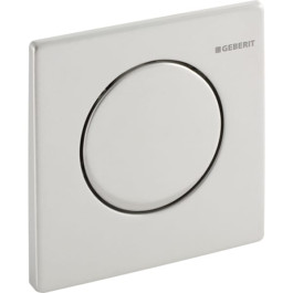 Geberit Mambo Betätigungsplatte für Urinal-Steuerung mit pneumatischer Spül-Auslösung, gebürster 241.913.FW.1