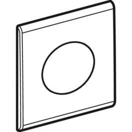 Geberit Samba Abdeckplatte hochglanz-verchromt 241.921.21.1