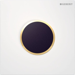 Geberit Typ 10 Abdeckplatte für Urinal-Steuerung IR weiß / vergoldet 241.925.KK.1
