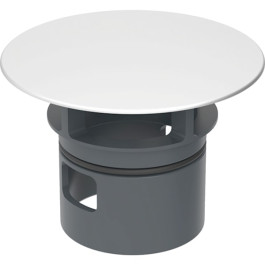Geberit Ventilabdeckung für Handwaschbecken-Anschluss mit integriertem Überlauf seidenglanz-verchromt 241.993.46.1