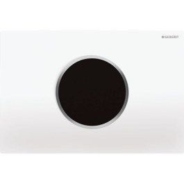 Geberit Sigma10 Betätigungsplatte für WC-Steuerung elektronischer Spül-Auslösung weiß/mattverchromt 242.782.KL.1