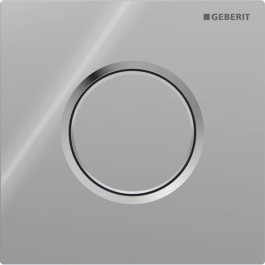 Geberit Sigma01 Betätigungsplatte für Urinal-Steuerung pneumatische Spül-Auslösung, hochglanz verchromt 242.811.21.1