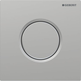Geberit Betätigungsplatte Typ 01 für Urinal-Steuerung pneumatischer Spülauslösung, chrom matt, Easy to clean 242.811.JQ.1