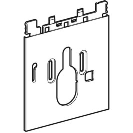 Geberit Designplatte AquaClean Komplettanlage unten weiß-alpin 242.902.11.1