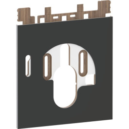 Geberit Designplatte AquaClean Komplettanlage unten Glas schwarz 242.902.SG.1