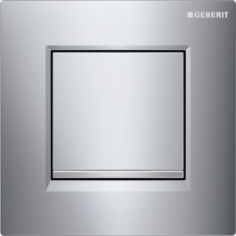 Geberit Typ 30 Betätigungsplatte für Urinal-Steuerung pneumatische Spül-Auslösung hochglanz-verchromt/mattverchromt 243.270.KH.1