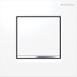 Geberit Typ 30 Betätigungsplatte für Urinal-Steuerung pneumatische Spül-Auslösung weiß/hochglanz-verchromt 243.270.KJ.1