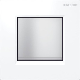 Geberit Typ 30 Betätigungsplatte für Urinal-Steuerung pneumatische Spül-Auslösung weiß/mattverchromt 243.270.KL.1