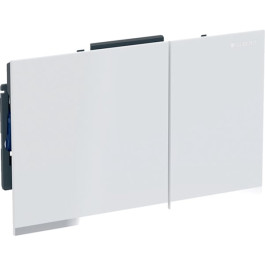Geberit Sigma60 Betätigungsplatte für 2-Mengen-Spülauslösung weiß, verspiegelt / hochglanz-verchromt 243.415.SI.1