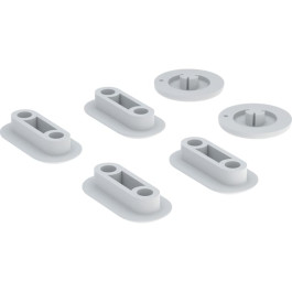 Geberit Set Puffer für WC-Sitz und WC-Deckel für Geberit AquaClean Sela/Alba 244.304.00.1