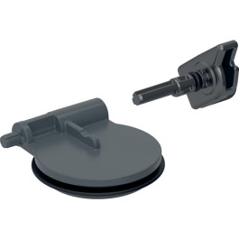 Geberit Ventilklappe mit Dichtung und Ventil-Achse für ONE Waschtisch mit horizontalen Abgang 245.603.00.1