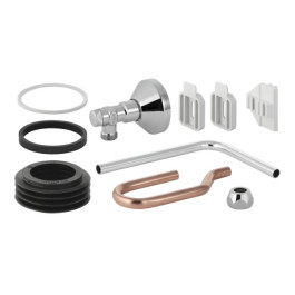 Geberit Montagezubehör zu AP-Spülkasten AP020 AP123 und AP127 glanzverchromt 288.585.21.1