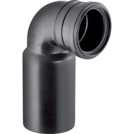Geberit PE Anschlussbogen 90 Grad für Wand-WC d90/90 366.061.16.1