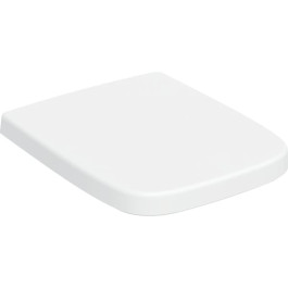 Geberit Renova Plan WC-Sitz, eckiges Design weiß, Befestigung von ob., mit Absenka. 572120000