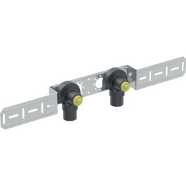 Geberit Mepla Anschlusswinkel 90 Grad vormontiert zweifach Rotguss d16-Rp1/2 601.781.00.5