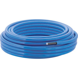 Geberit Mepla Systemrohr ML, Rollenware d26 L:25m rund vorgedämmt 6mm blau 603.132.00.1