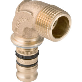 Geberit Mepla Übergangsbogen 90 Grad mit AG Rotguss d26-R1 603.254.00.5