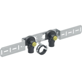 Geberit Anschlusswinkel 90 Grad mit AG MF, AblRS vormontiert 2fach, Rotguss R1/2-Rp1/2 L:52mm 632.871.00.2