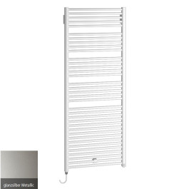 Kermi Geneo circle-E Designheizkörper H: 81 B: 73cm glanzsilber GCE10080075WCXK