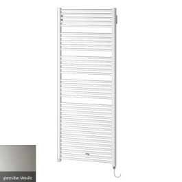 Kermi Geneo circle-E Designheizkörper H: 81 B: 73cm glanzsilber GCE10080075WJXK