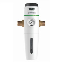 Grünbeck Wasserfilter pureliQ:KD25, Feinfilter, zum Schutz der Hauswasserinstallation, mit Druckminderer 101275