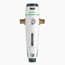 Grünbeck Wasserfilter pureliQ:RD25 mit Druckminderer, Rückspülfilter, zum Schutz der Hauswasserinstallation 101375